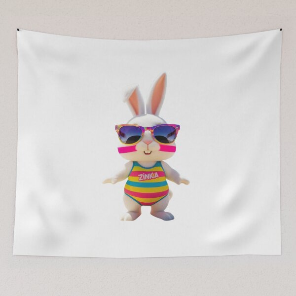 Item preview, Zinka Squad – Retro Summer Mascot designed and sold by Featuring Lynn.