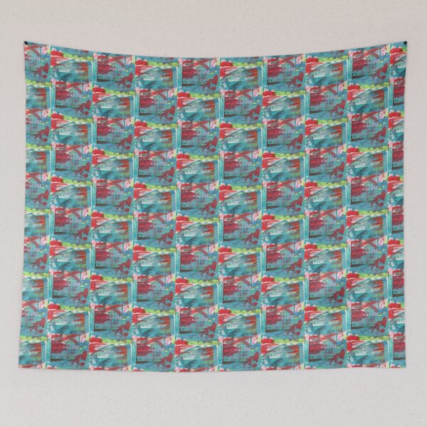 Item preview, Art by Mike in abstract style colorful and pop color areas apartment decorating designed and sold by allartbymike.