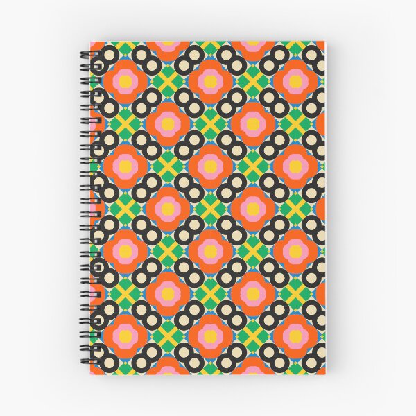 Item preview, Retro Floral Geometric Pattern designed and sold by Patternfluent.