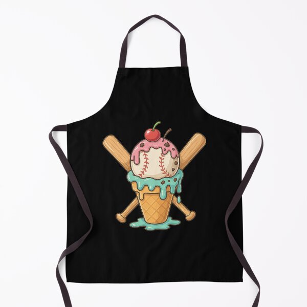 Item preview, Melting Ice Cream Baseball Shirt Summer Sports Drip Tee for Kids designed and sold by diyoor.