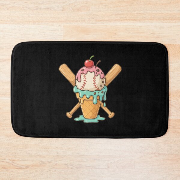 Item preview, Melting Ice Cream Baseball Shirt Summer Sports Drip Tee for Kids designed and sold by diyoor.