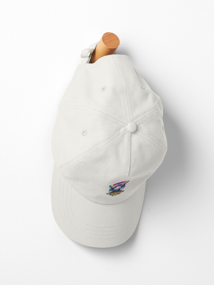 Imagen 2 de 7, Gorra con la obra Respeta el goteo del béisbol Home Plate con chispas Drip, diseñada y vendida por diyoor.