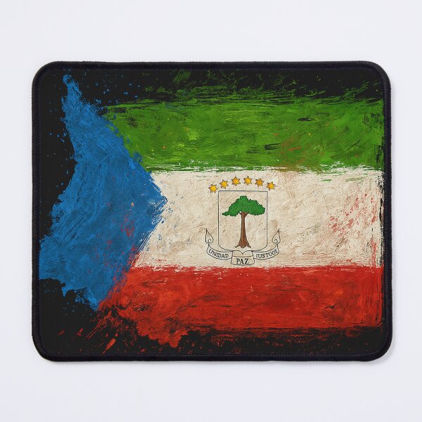 Item preview, Painted Equatorial Guinea flag designed and sold by ilakz.