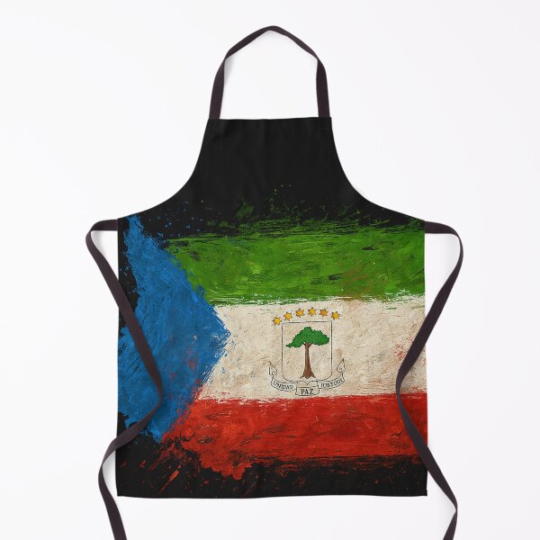 Item preview, Painted Equatorial Guinea flag designed and sold by ilakz.