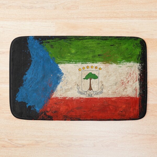 Item preview, Painted Equatorial Guinea flag designed and sold by ilakz.