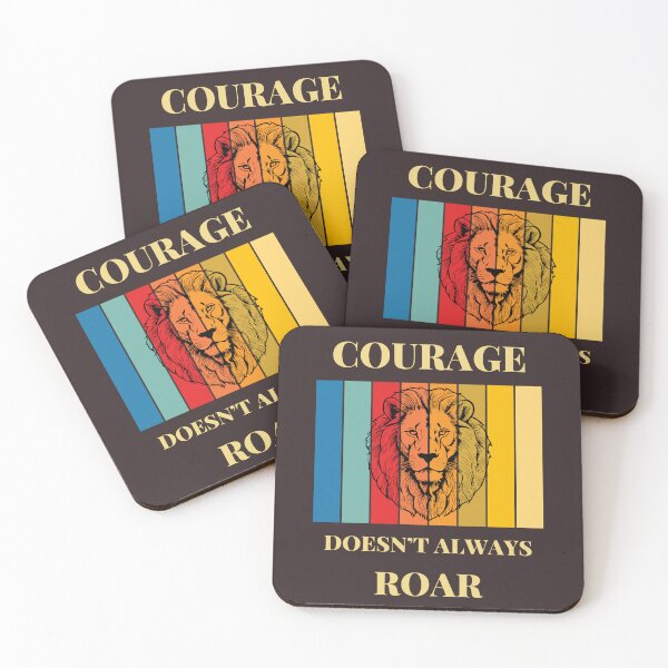 Item preview, Courage Doesn't Always Roar designed and sold by HELLO TIGER.