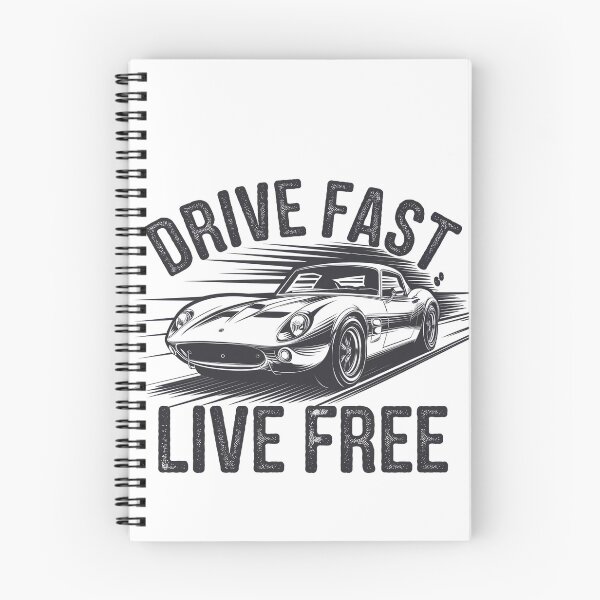 Item preview, Drive Fast Live Free Retro Sports Car designed and sold by Taans-Creation.