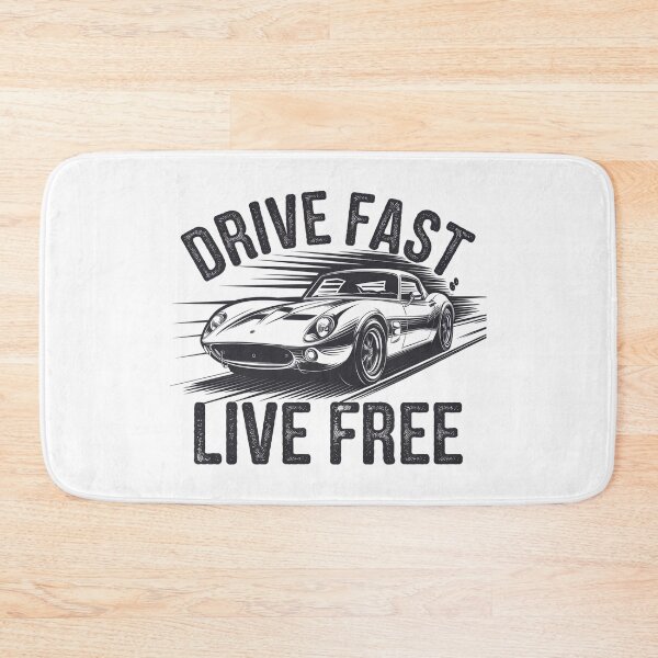Item preview, Drive Fast Live Free Retro Sports Car designed and sold by Taans-Creation.