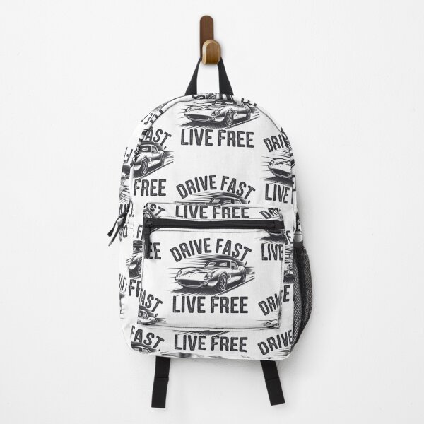 Item preview, Drive Fast Live Free Retro Sports Car designed and sold by Taans-Creation.