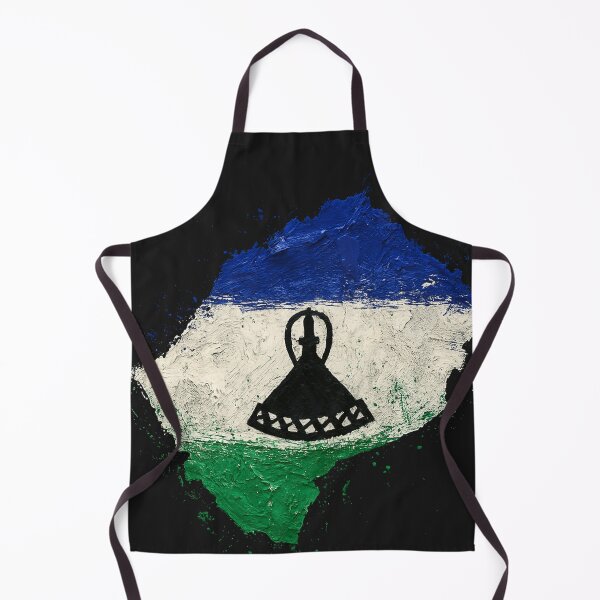 Item preview, Painted Lesotho flag designed and sold by ilakz.