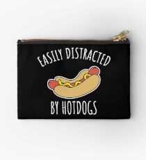 Easily Distracted By Hotdogs - Fast Food gift Studio Pouch