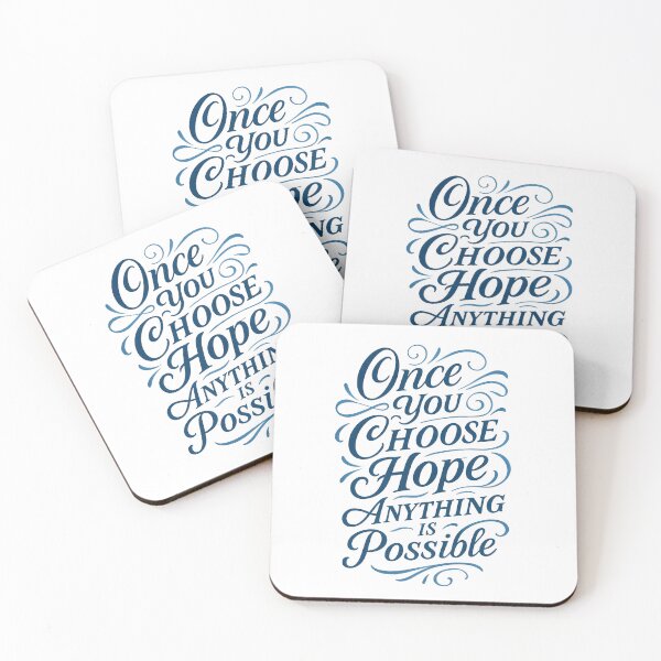 Item preview, Once You Choose Hope, Anything is possible designed and sold by Broken Minimalister.