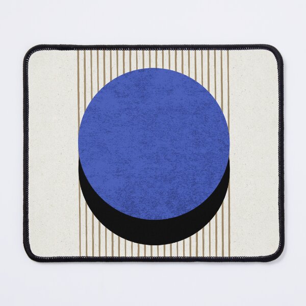 Item preview, Circle B&W Stripes - Abstract - Blue Navy designed and sold by moonlightprint.