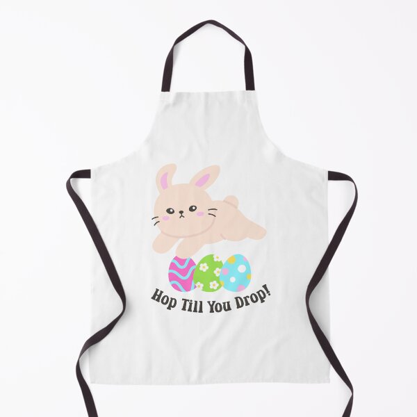 Item preview, Energetic Bunny with Colorful Eggs – Hop Till You Drop Sticker designed and sold by BubiStudio.