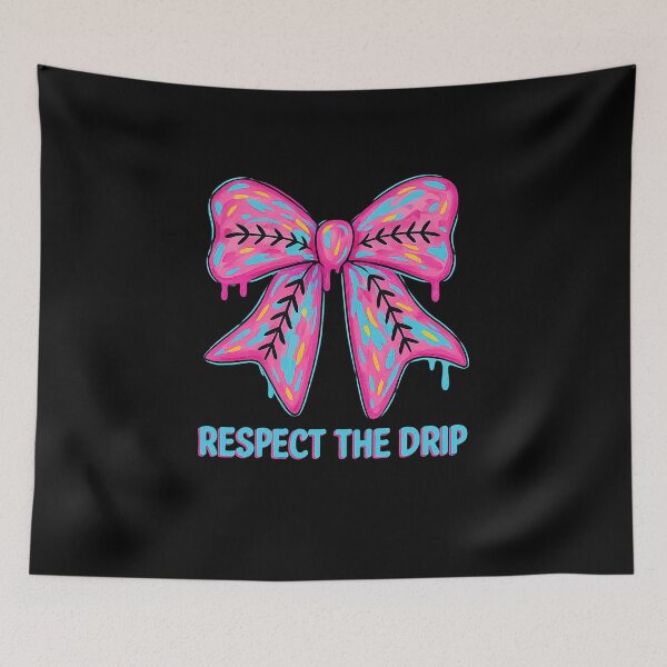 Item preview, Baseball Drip Ice Cream Dripping Coquette Bow Mama Sister designed and sold by facegm.