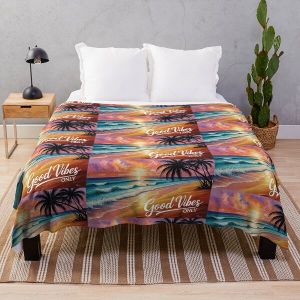 Item preview, Good Vibes Only | Summer -Tropical | holiday| Sunset | Beach | Design designed and sold by MagneticArts23.