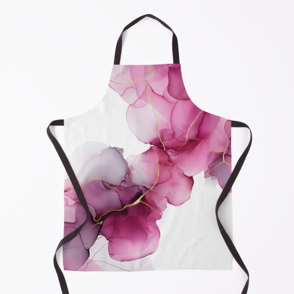 Item preview, Alcohol ink artwork rich shades of pink, burgundy, and gold accents. designed and sold by VanGalt.
