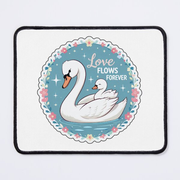 Item preview, Mother's Day : Swan "Love flows forever" designed and sold by Nuist25.