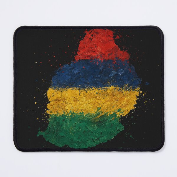 Item preview, Painted Mauritius flag designed and sold by ilakz.