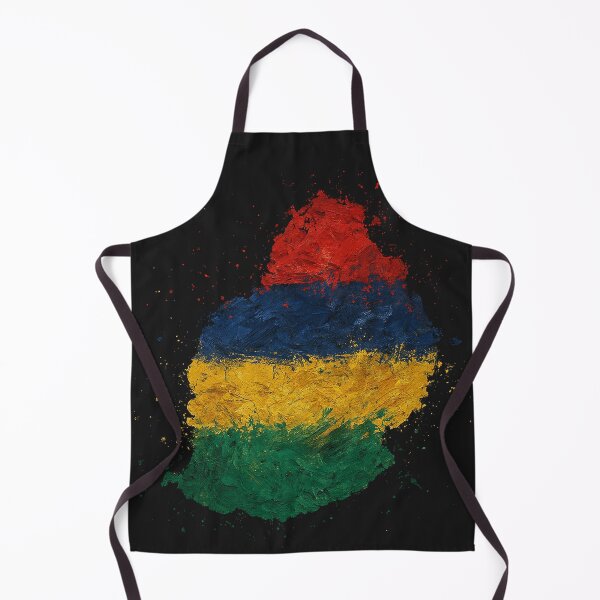 Item preview, Painted Mauritius flag designed and sold by ilakz.