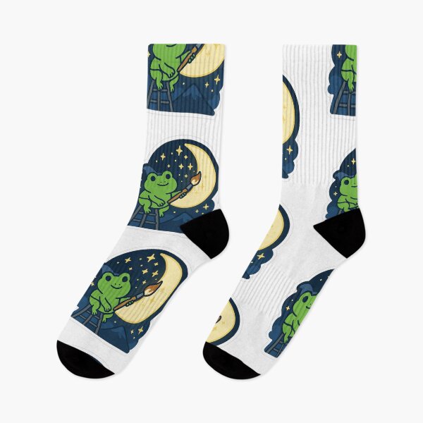 Item preview, Frog Moon Painting designed and sold by hi-chew.