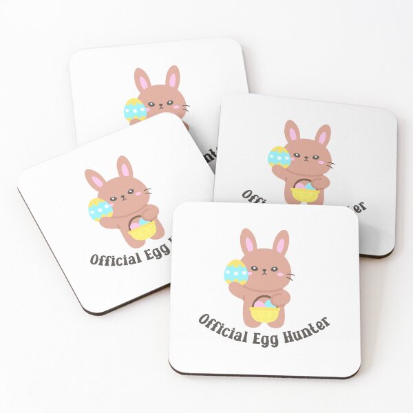 Item preview, Cute Bunny Holding Basket – Official Egg Hunter Easter Sticker designed and sold by BubiStudio.