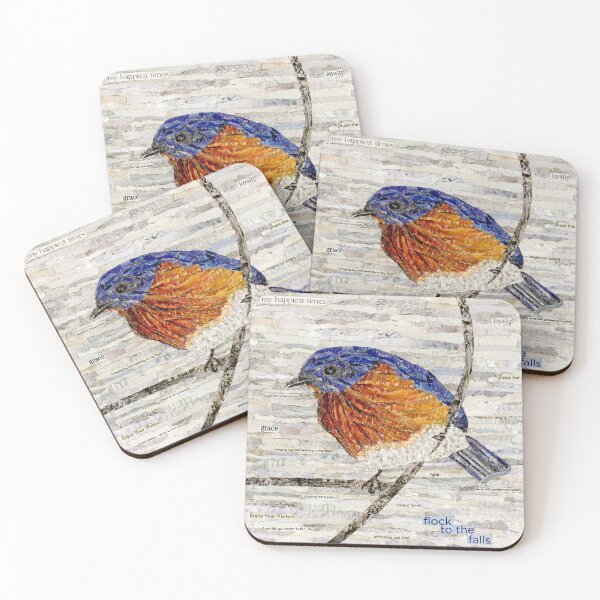 Item preview, 2025 Art-Off Champ Michelle McQuade "Mr. Bluebird" designed and sold by ValleyArtCenter.