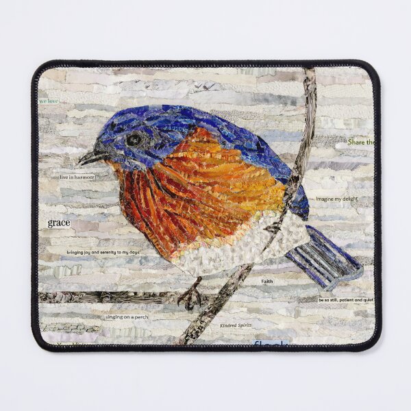Item preview, 2025 Art-Off Champ Michelle McQuade "Mr. Bluebird" designed and sold by ValleyArtCenter.