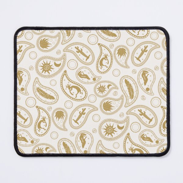 Item preview, Boho Southwestern Novelty Paisley in Golden Yellow designed and sold by chrisdembinski.