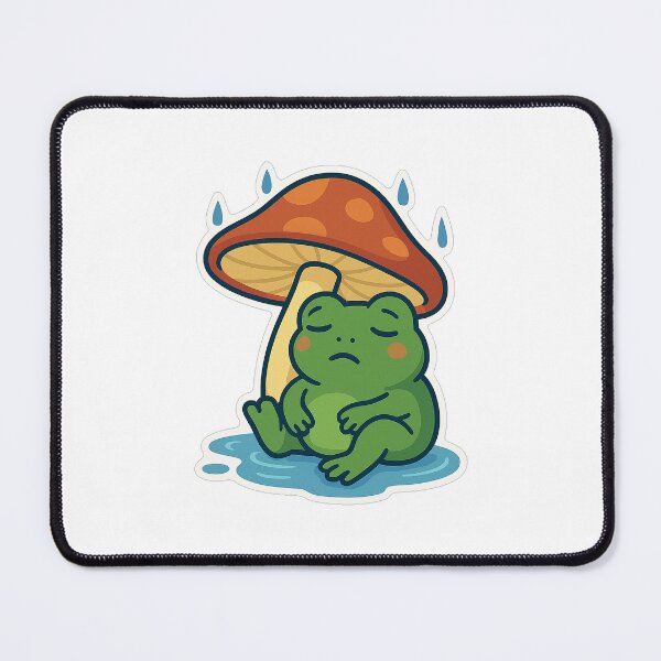 Item preview, Frog in the Rain designed and sold by hi-chew.