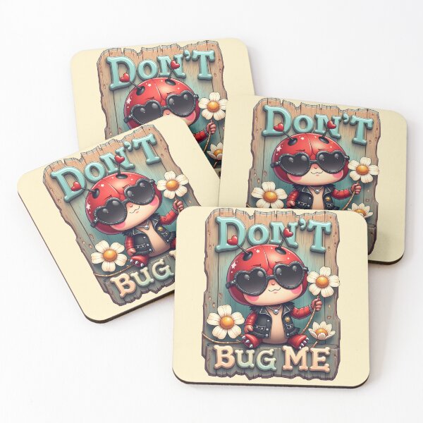 Item preview, Don’t Bug Me – Cute Punk Ladybug with Attitude by LaLi Designs designed and sold by LaLi-Designs.