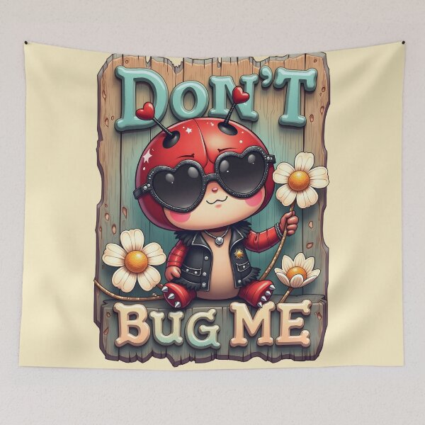 Item preview, Don’t Bug Me – Cute Punk Ladybug with Attitude by LaLi Designs designed and sold by LaLi-Designs.