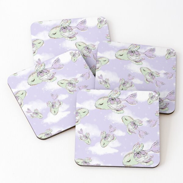 Item preview, Fancy Flying Fishes in a Violet Sky designed and sold by KaramfilaS.