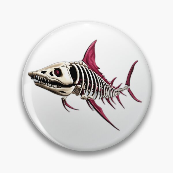 Item preview, Bloodfin – The Skeletal Beast from the Deep designed and sold by MadMarkerDesign.