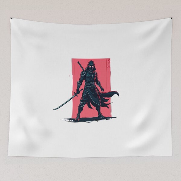 Item preview, Futuristic Ninja – The Guardian of Modern Shadows designed and sold by StormArte.