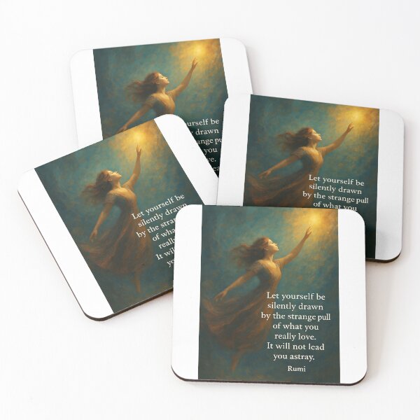 Item preview, Rumi Quote – Follow What You Love designed and sold by soulalchemist25.