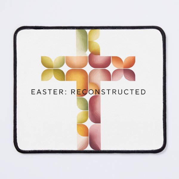 Item preview, "Easter Reconstructed Geometric Cross Design: Modern Spiritual Tee with Subtle Gradients for Contemporary Believers designed and sold by AnnDesignStudio.