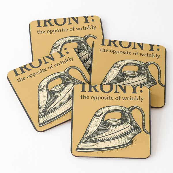 Item preview, Irony: the Opposite of Wrinkly designed and sold by Orca Chuckle Studios.