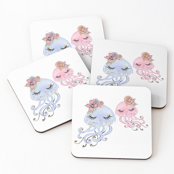 Item preview, Mom and Baby Jellyfishes designed and sold by KaramfilaS.