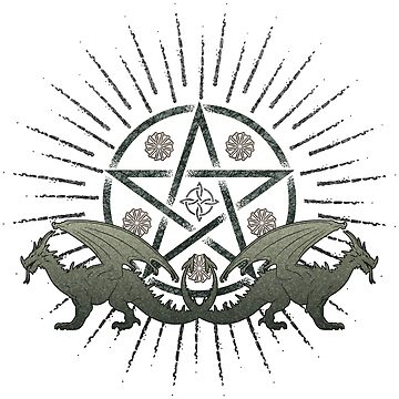 Artwork thumbnail, Dragon Pentacle by TheMoonlightShop