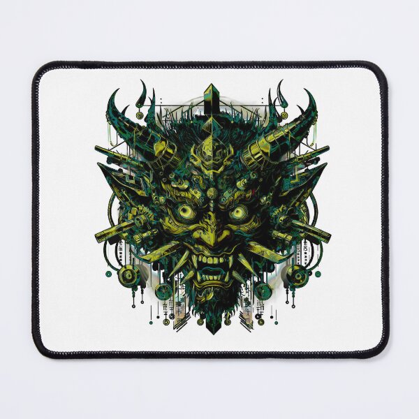 Item preview, Chinese Mask Demon Cyberpunk Mythology Ilustration designed and sold by Azazellio.