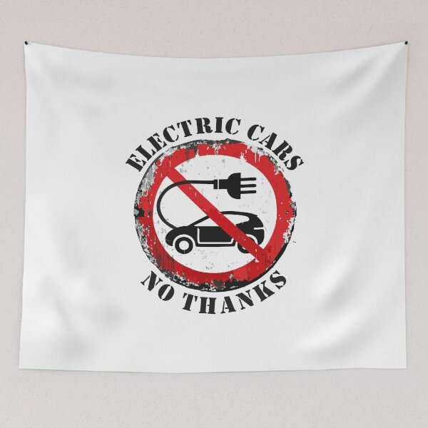 Item preview, Electric Cars No Thanks Energy Statement designed and sold by HandicraftArt.