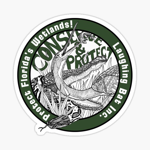 Item preview, Protect Florida's Wetlands! (Green) designed and sold by LaughingBatInc.