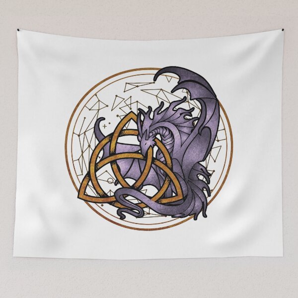 Artikelvorschau, Drachen-Triquetra entworfen und verkauft von TheMoonlightShop.