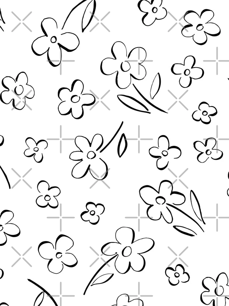 Thumbnail 4 of 4, iPhone Case, Repeating Flower Pattern designed and sold by DankThreads.
