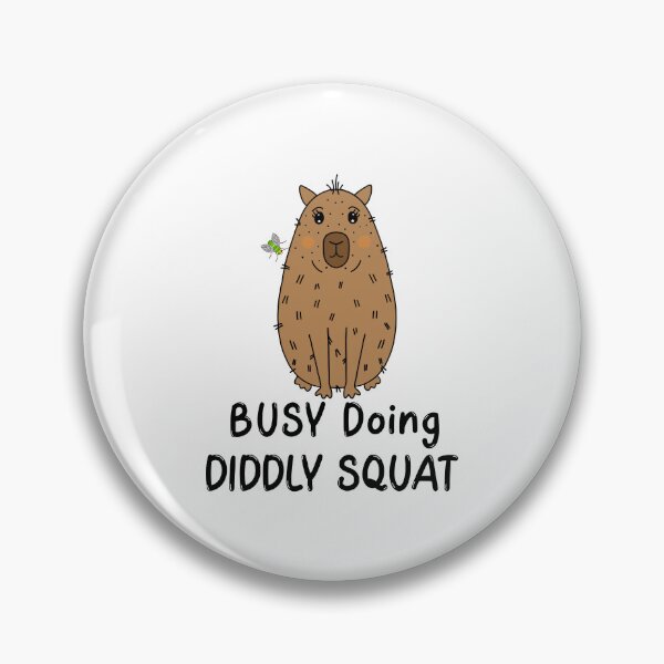 Item preview, Diddly Squat Capybara designed and sold by Sartoris Art.