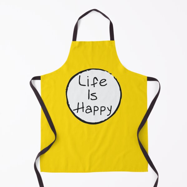 Item preview, Life is Happy funny sunny positive message designed and sold by Daribo.