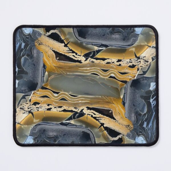 Item preview, Agate Inspired Metallic Layers designed and sold by ArtDesignTp.