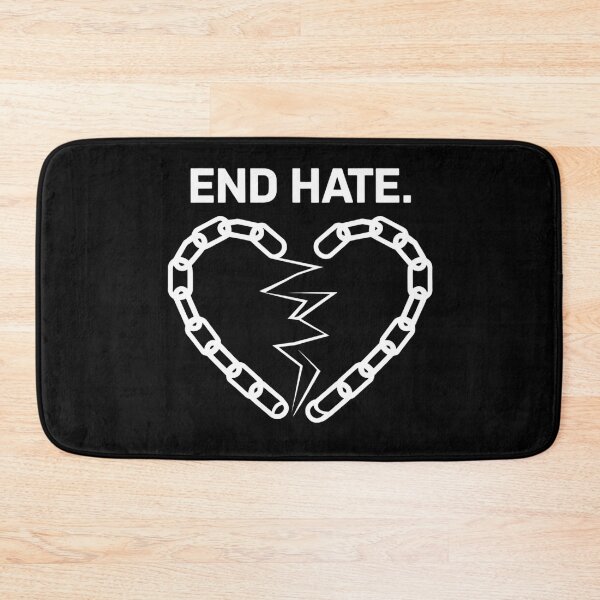 Item preview, End Hate Broken Chain Heart for Peace and Equality designed and sold by Taans-Creation.