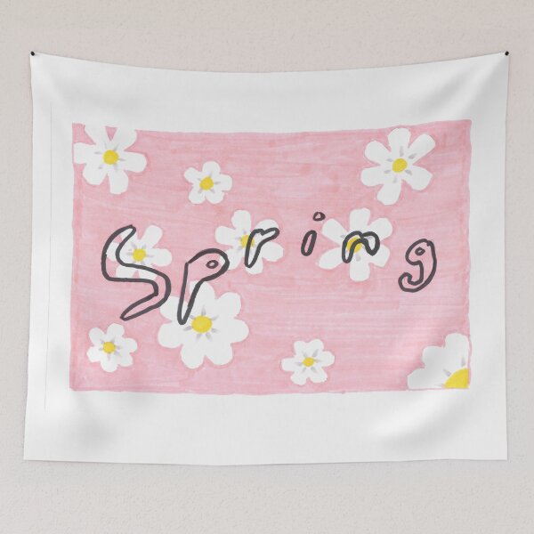Item preview, Spring picture with flowers designed and sold by MochiDoodleArt.